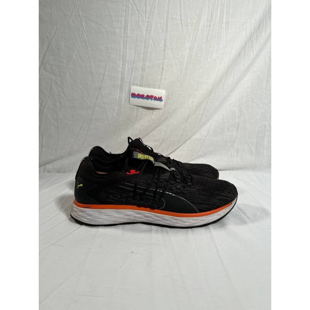 Puma Speed 600 Running Shoes Men's 12 Black 191194-08 Fusefit Athletic Sneaker